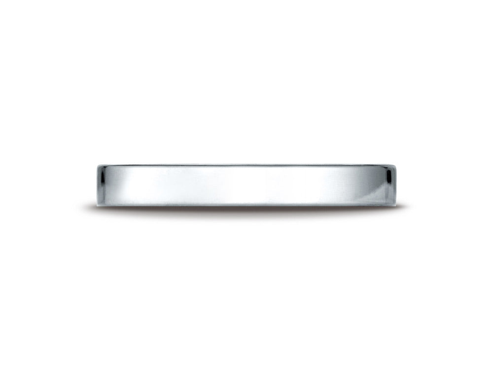 Benchmark 14k Gold 3mm Traditional Flat Wedding Band / Ring