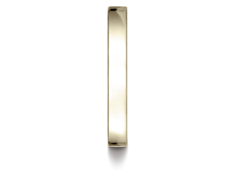 Benchmark 14k Gold 3mm Traditional Flat Wedding Band / Ring