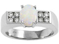 Tommaso Design Genuine Opal Ring