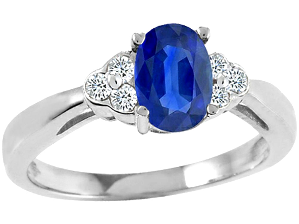 Tommaso Design Genuine Sapphire Ring