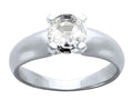 Tommaso Design Genuine White Topaz Ring