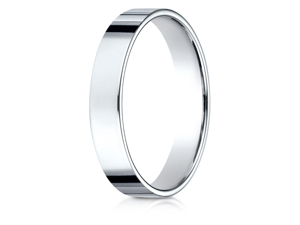 Benchmark 14k Gold 4.0mm Traditional Flat Wedding Band / Ring