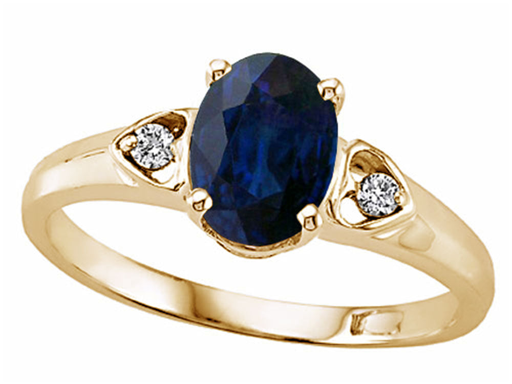 Tommaso Design Genuine Sapphire Ring