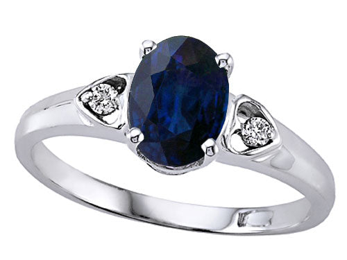 Tommaso Design Genuine Sapphire Ring