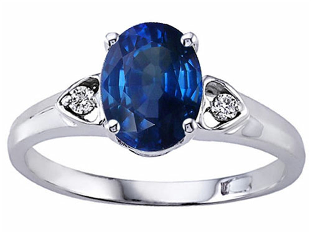 Tommaso Design Genuine Sapphire Ring