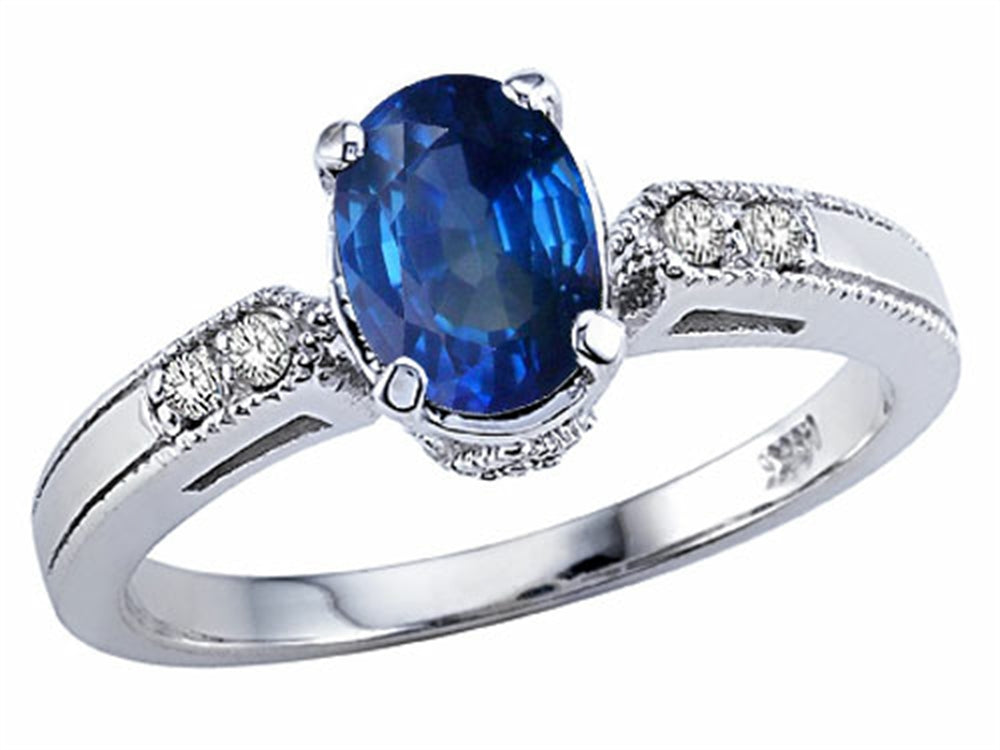 Tommaso Design Genuine Sapphire Ring