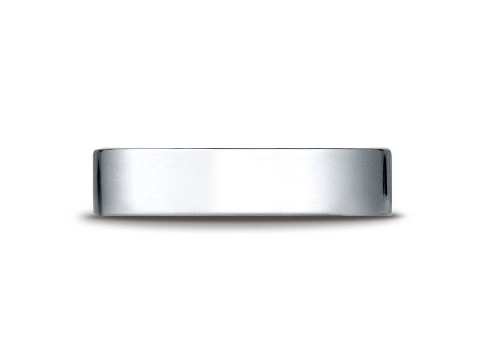 Benchmark 14k Gold 5mm Traditional Flat Wedding Band / Ring