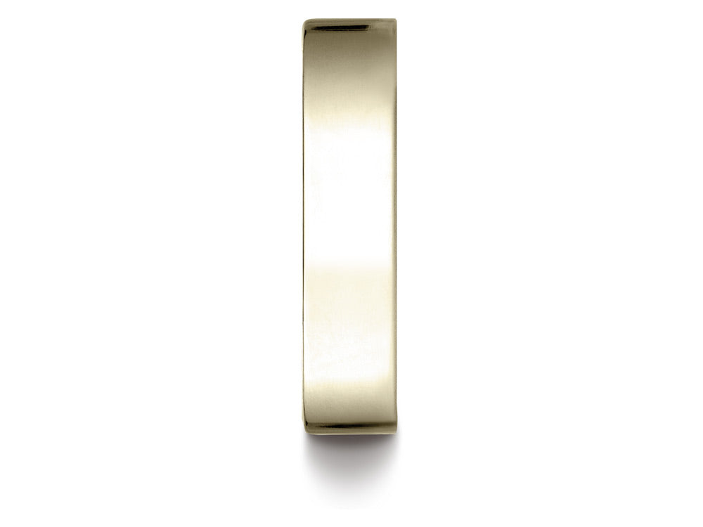 Benchmark 14k Gold 5mm Traditional Flat Wedding Band / Ring
