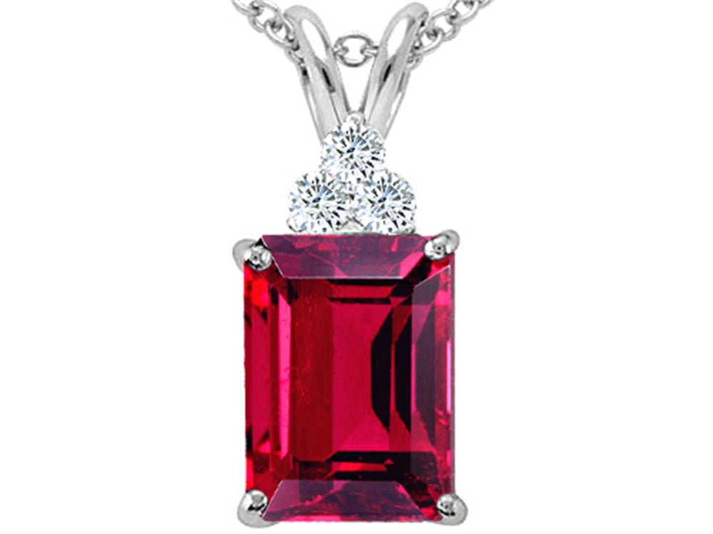 Tommaso Design Created Ruby Pendant Necklace