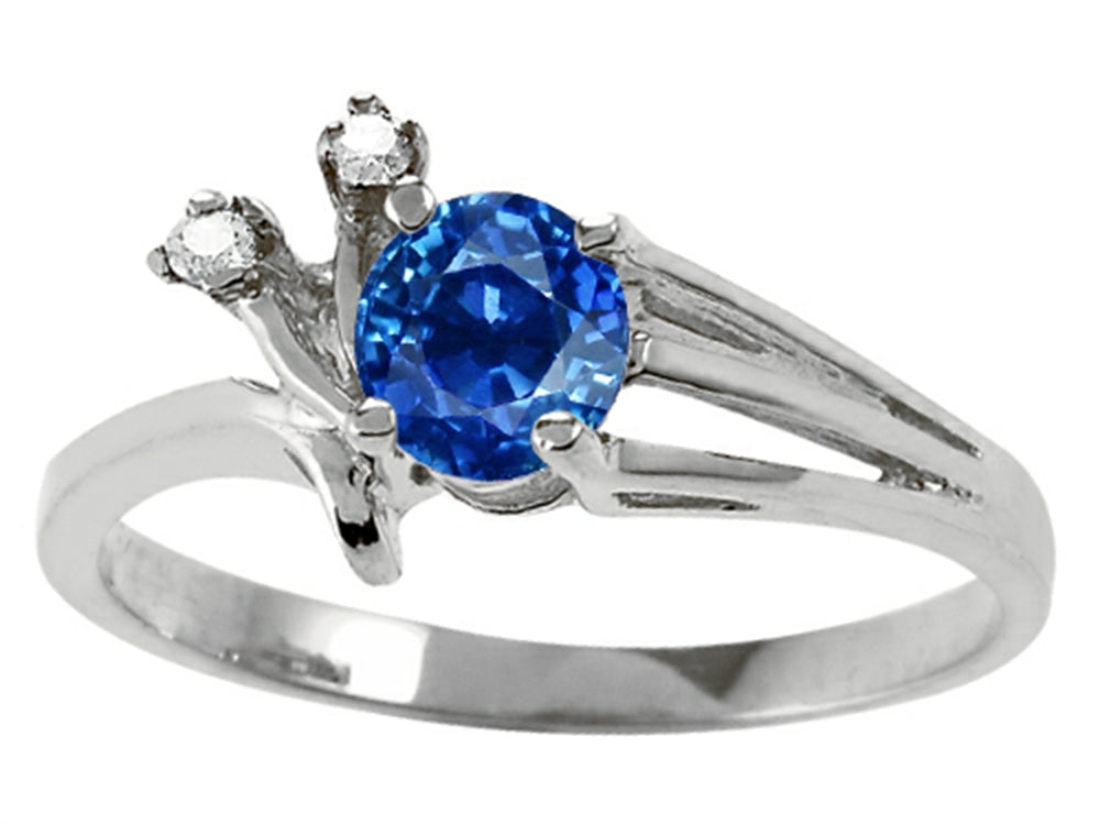 Tommaso Design Genuine Sapphire Ring