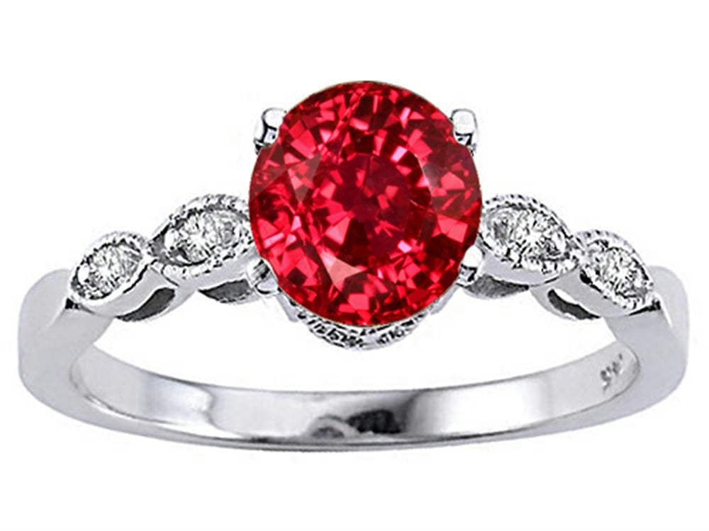 Tommaso Design Created Ruby Engagement Ring