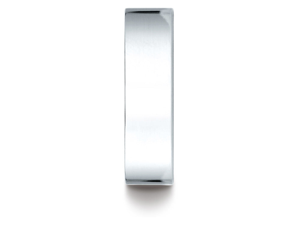 Benchmark 14k Gold 6mm Traditional Flat Wedding Band / Ring