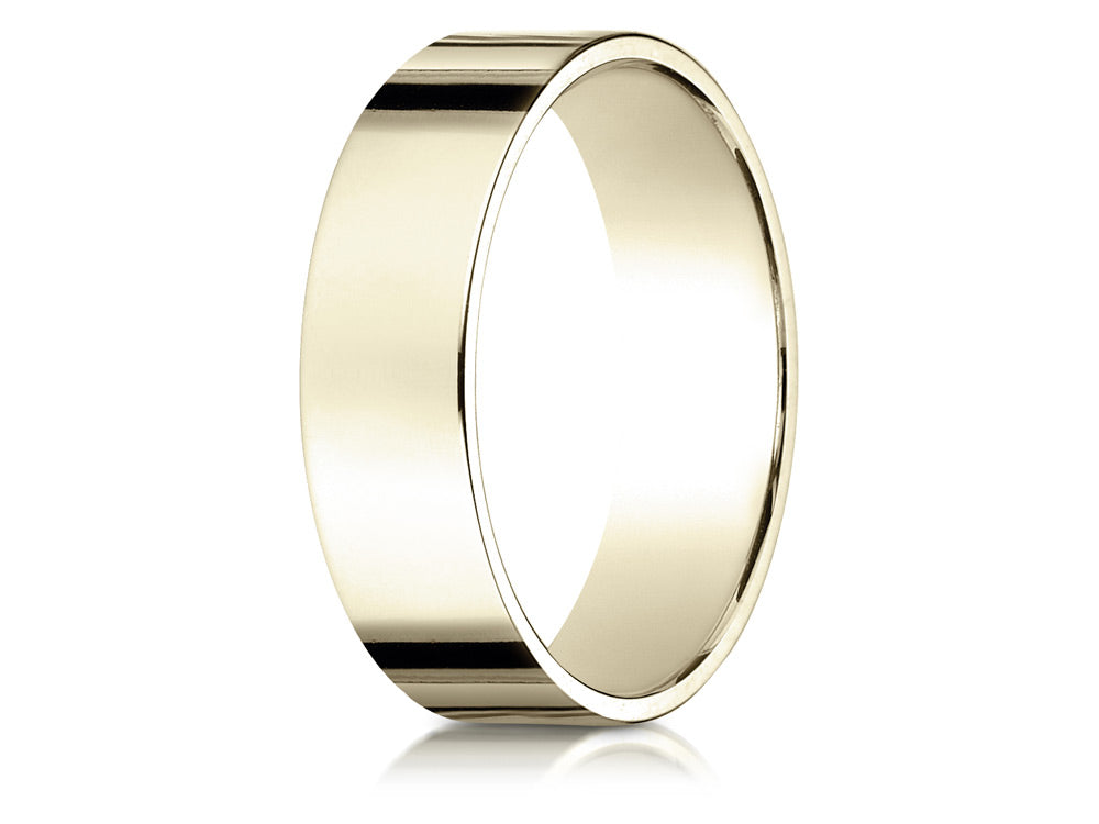 Benchmark 14k Gold 6mm Traditional Flat Wedding Band / Ring