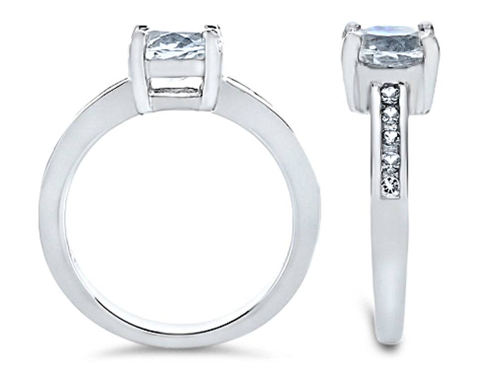 Star K Round 7mm Black Sapphire Ring