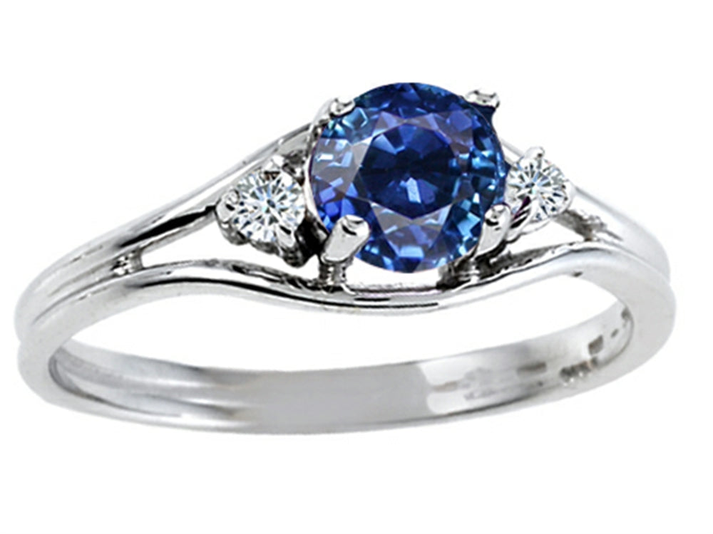 Tommaso Design Genuine Sapphire Ring