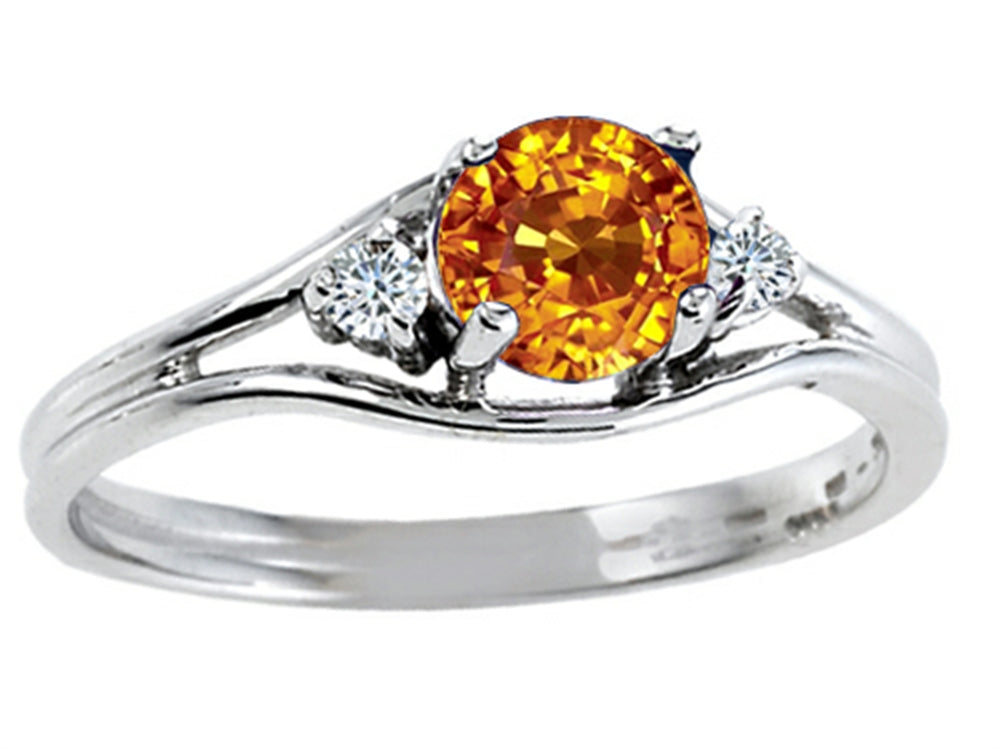 Tommaso Design Genuine Citrine Ring