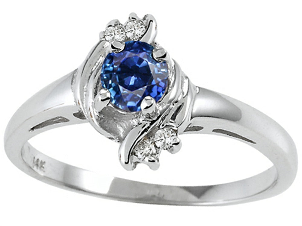 Tommaso Design Genuine Sapphire Ring