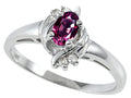Tommaso Design Genuine Rhodolite Ring