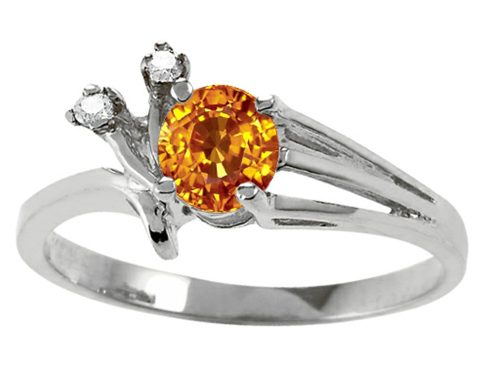 Tommaso Design Genuine Citrine Ring