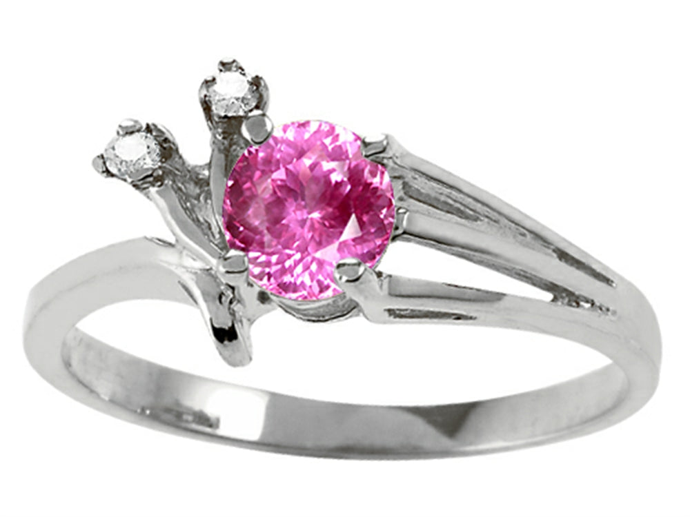 Tommaso Design Created Pink Sapphire Ring