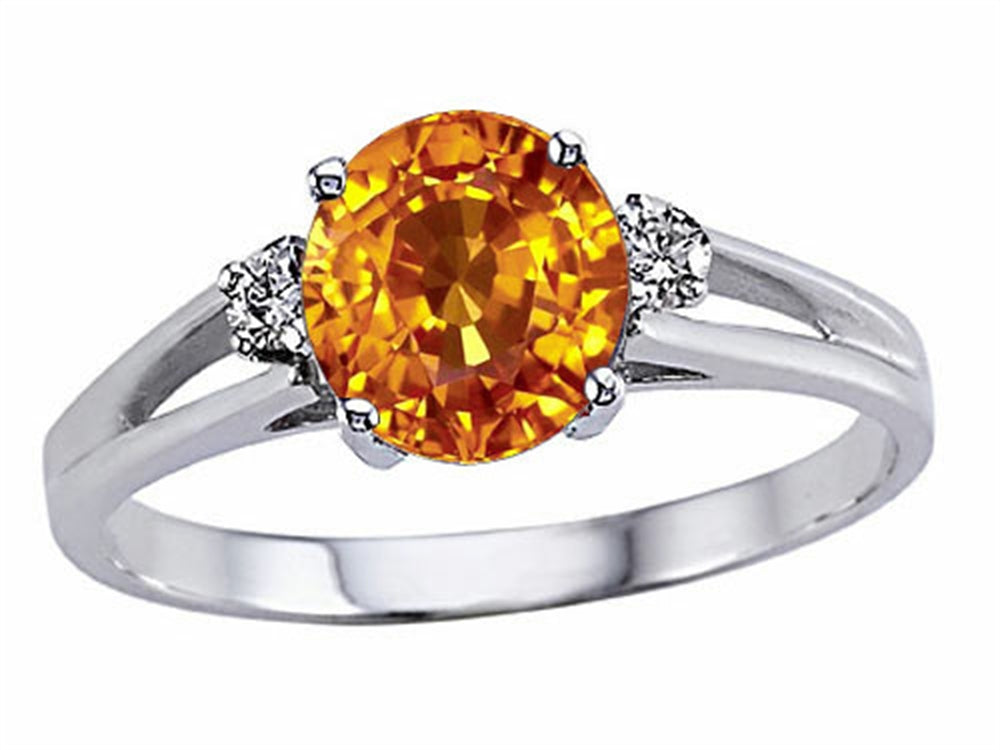 Tommaso Design Genuine Citrine Ring