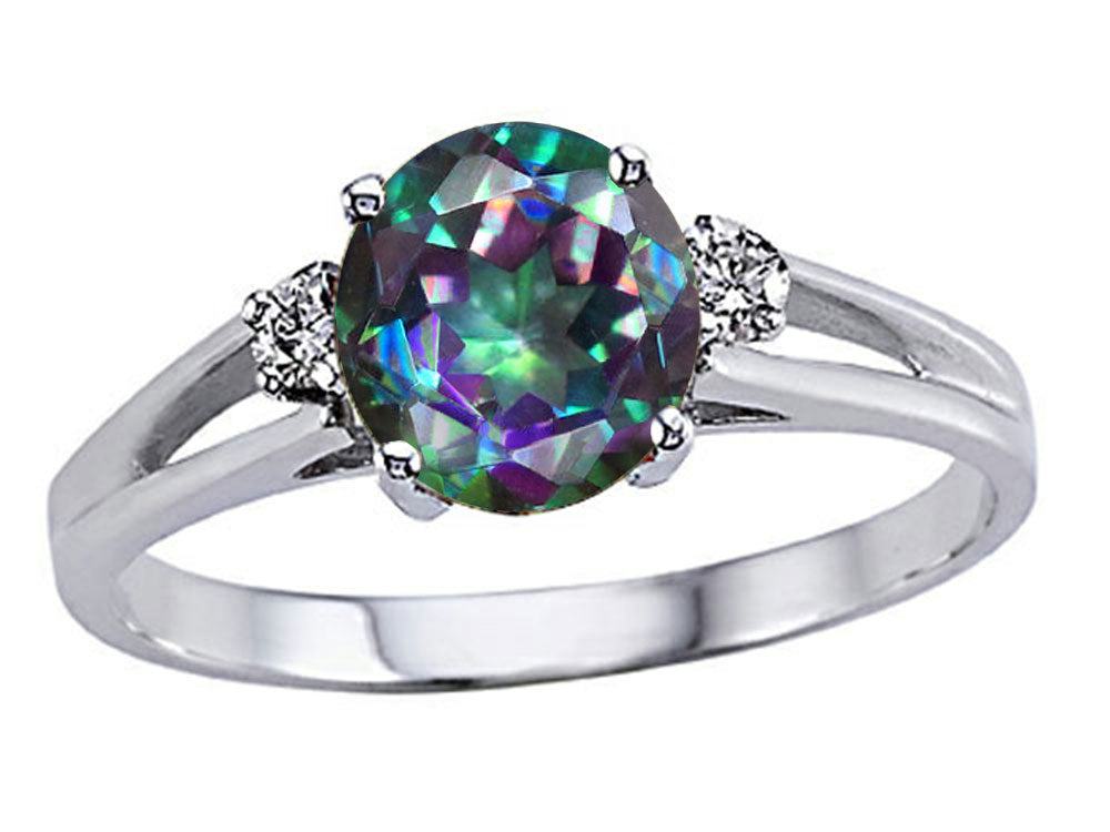 Tommaso Design Rainbow Mystic Topaz Ring