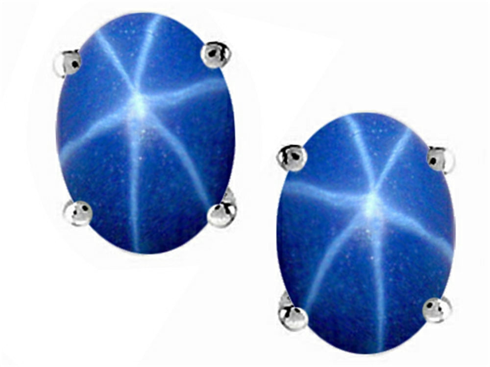Tommaso Design Created Star Sapphire Earrings Studs