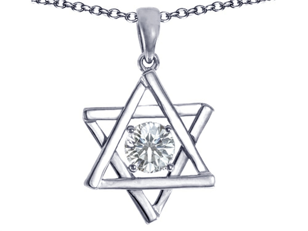 Tommaso Design Genuine Jewish Star of David Pendant Necklace by Devorah.