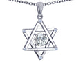 Tommaso Design Genuine Jewish Star of David Pendant Necklace by Devorah.