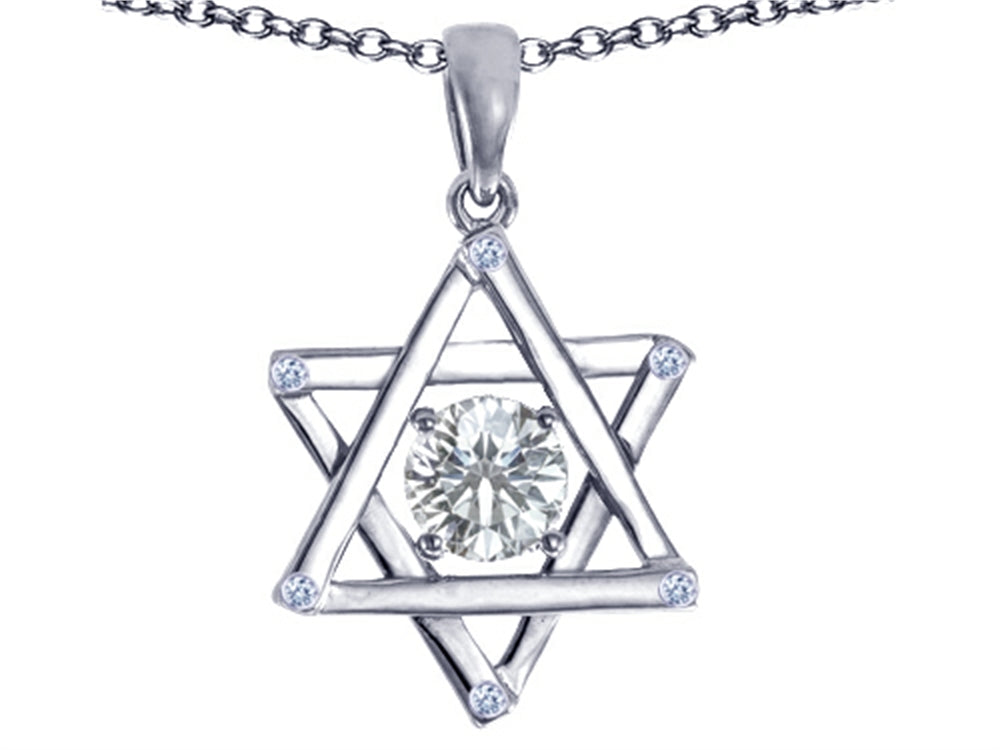 Tommaso Design Genuine Jewish Star of David Pendant Necklace by Devorah.