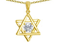 Tommaso Design Genuine Jewish Star of David Pendant Necklace by Devorah.