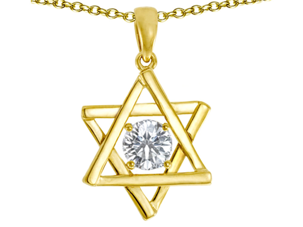 Tommaso Design Genuine Jewish Star of David Pendant Necklace by Devorah.