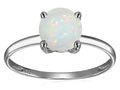 Original Star K Created Opal Round 7mm Solitaire Engagement Ring