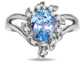 Star K  Sky Blue Topaz Pear Shape 8x6 Halo Split Shank Ring