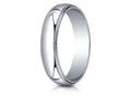 Benchmark 5.0mm Traditional Dome Oval Ring With Milgrain