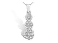 Finejewelers Flower Diamond Pendant Necklace