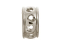 Endless Jewelry Row Of Hearts Silver Rhodium Silver Finish