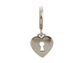 Endless Jewelry Key Coin Silver Rhodium Silver Finish