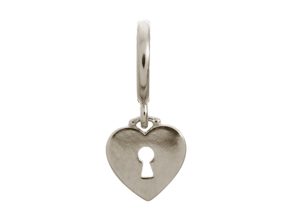 Endless Jewelry Key Coin Silver Rhodium Silver Finish