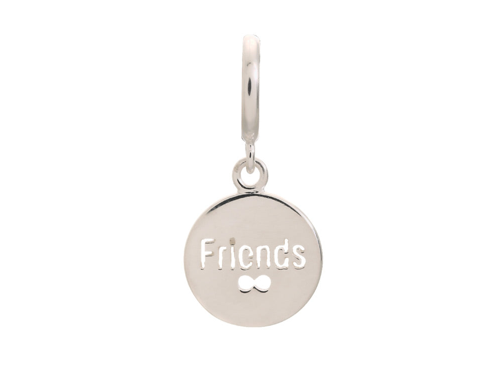 Endless Jewelry Friends Coin Silver Rhodium Silver Finish
