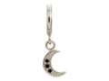 Endless Jewelry Black Moon Shine Drop Silver Black Cubic Zirconia Rhodium Silver Finish