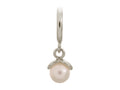 Endless Jewelry White Apple Pearl Silver White Pearl Rhodium Silver Finish