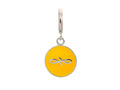 Endless Jewelry Sun Endless Coin Silver Sun Enamel Rhodium Silver Finish