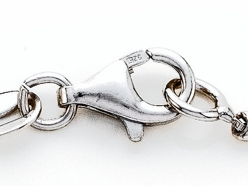 Finejewelers Sterling Silver 10 Inches 5 Hearts Ankle Bracelet