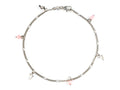 Finejewelers 10 Inches 3 Dolphin Ankle Bracelet with Simulated Stones
