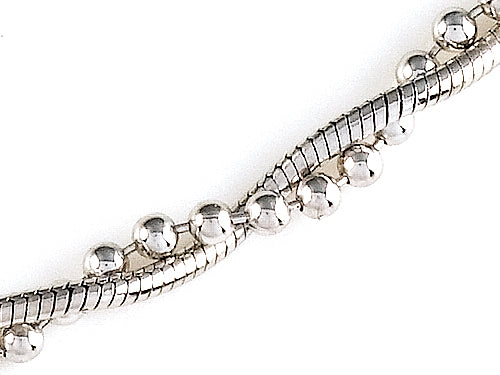 Finejewelers Sterling Silver 10 Inches Ankle Bracelet