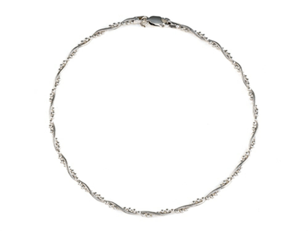 Finejewelers Sterling Silver 10 Inches Ankle Bracelet