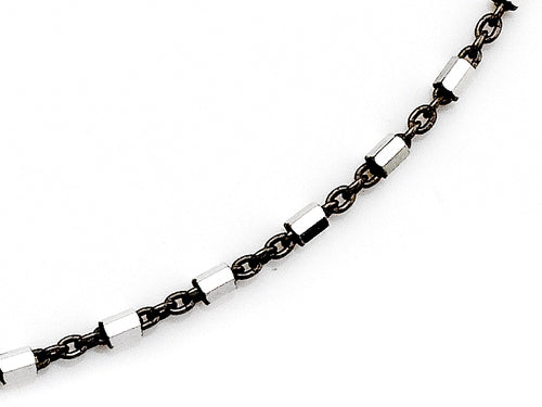 Finejewelers 10 Inches Ankle Bracelet with Black Rhodium