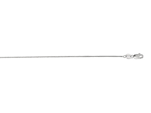 Finejewelers 14K White Gold Open Heart Pendant Necklace on a 18 Inch Chain