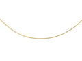 Finejewelers 14k Yellow Gold 18 Inch Bright Cut 7 Grams 1.5 mm Round Omega Necklace Lobster Clasp